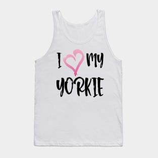 I Heart My Yorkie! Especially for Yorkshire Terrier Dog Lovers! Tank Top